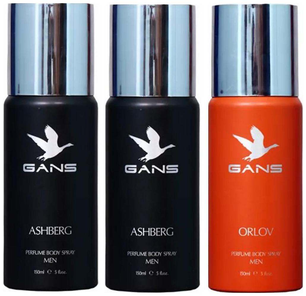 

Two ASHBERG One ORLOV Perfume Body Spray for Men (Pack of 3)