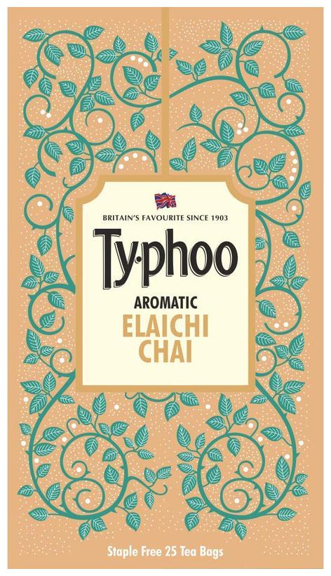 

Typhoo Cardamom Tea Bag Envelope 25 Tea Bag