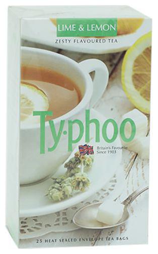 

Typhoo Green Tea - Lime Lemon Flavoured 50 g (25 Bags x 2 g each)