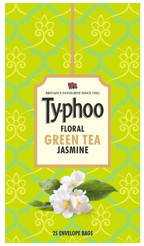 

Typhoo Green Tea Jasmine Envelope 25 Tea Bag