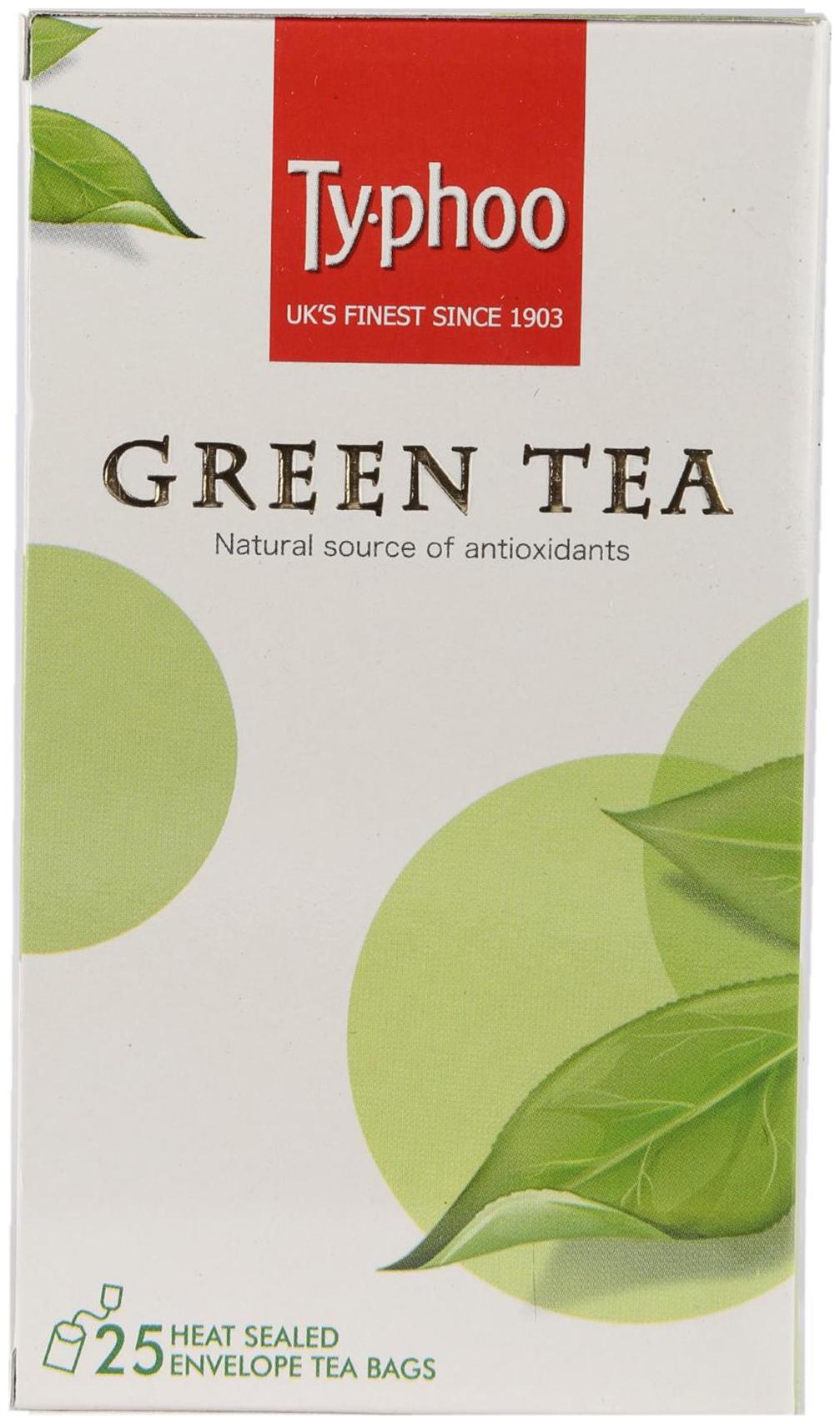 

Typhoo Green Tea 25 bags - Pack of 3 (50 g each)