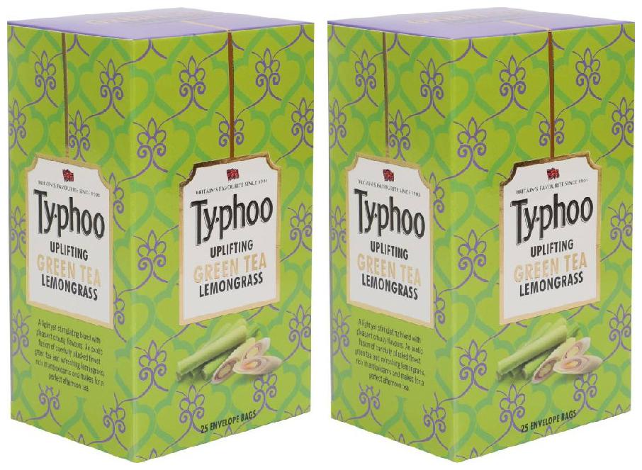 

Typhoo Lemon Grass 25 Tea Bags (Pack Of 2)