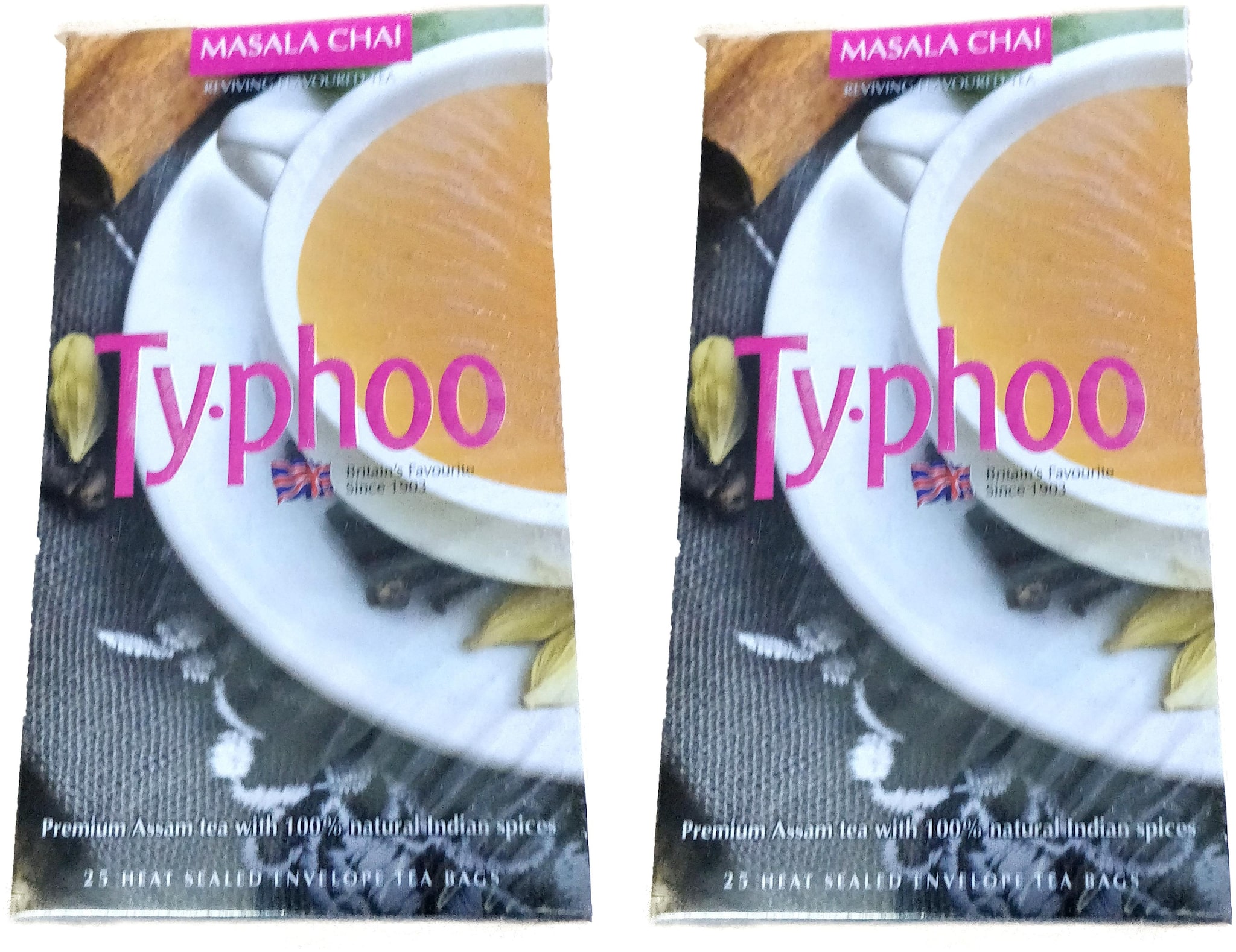 

Typhoo Masala 25 Tea Bags (Pack Of 2)