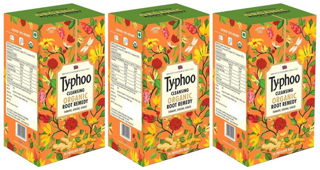 

Typhoo Organic Root Remedy 20 bags - Pack of 3 (40 g each)