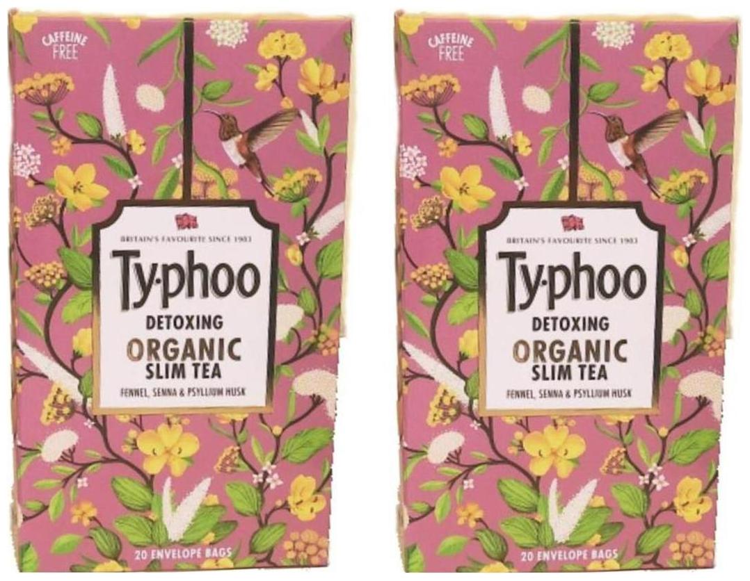 

Typhoo Slim Tea 20 Tea Bags (Pack of 2)