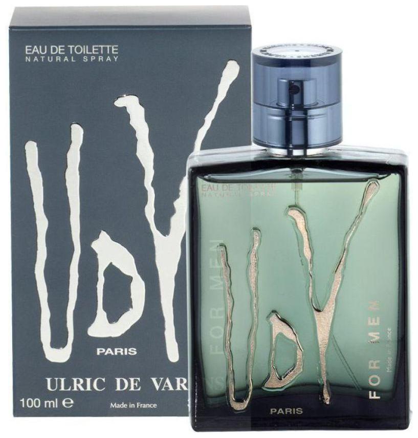 

Ulric De Varens Udv Silver Black Eau De Toilette Spray for Men 100 55ml