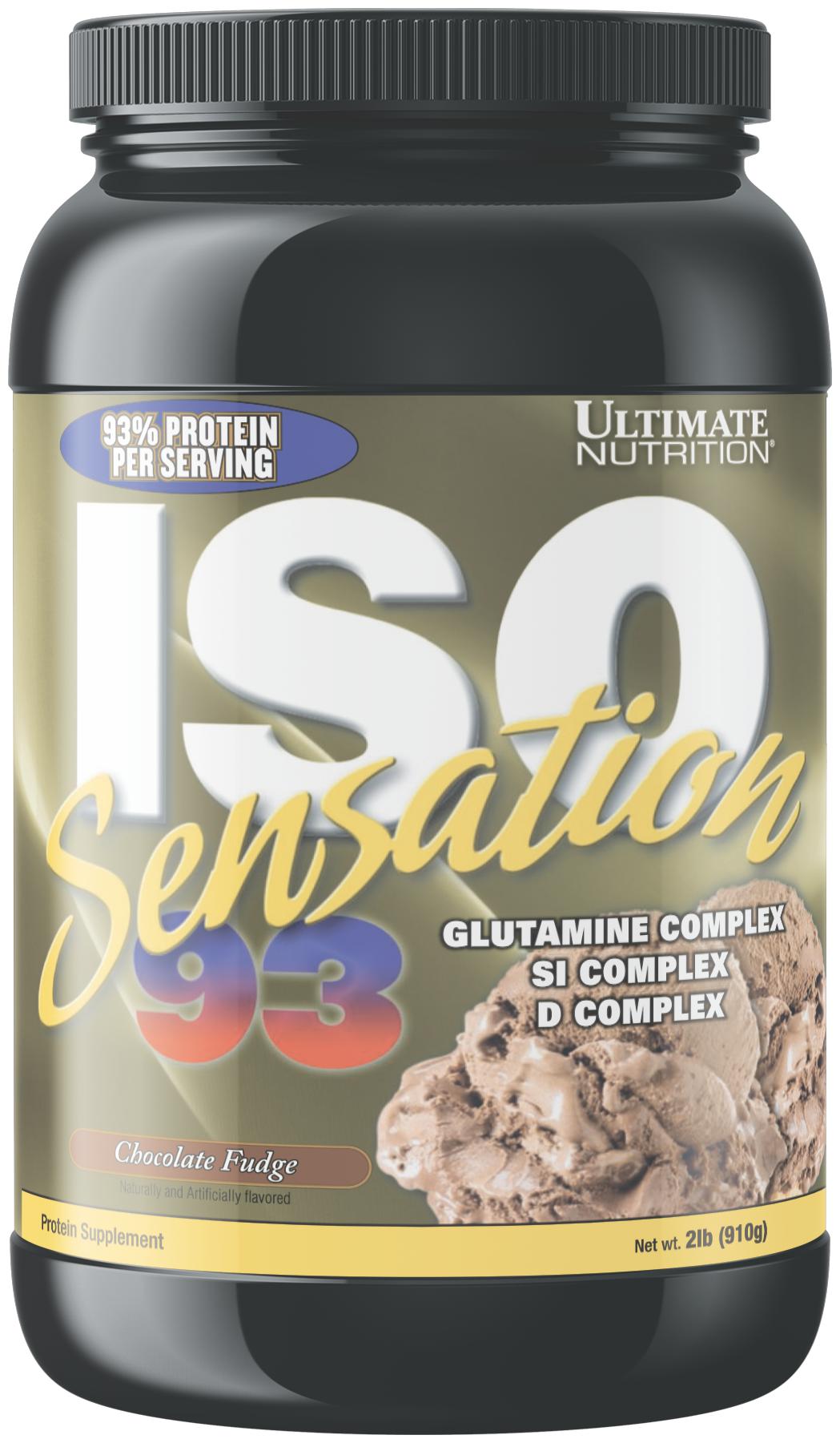 

Ultimate Nutrition Iso Sensation 93 2lbs Chocolate Fudge 910g