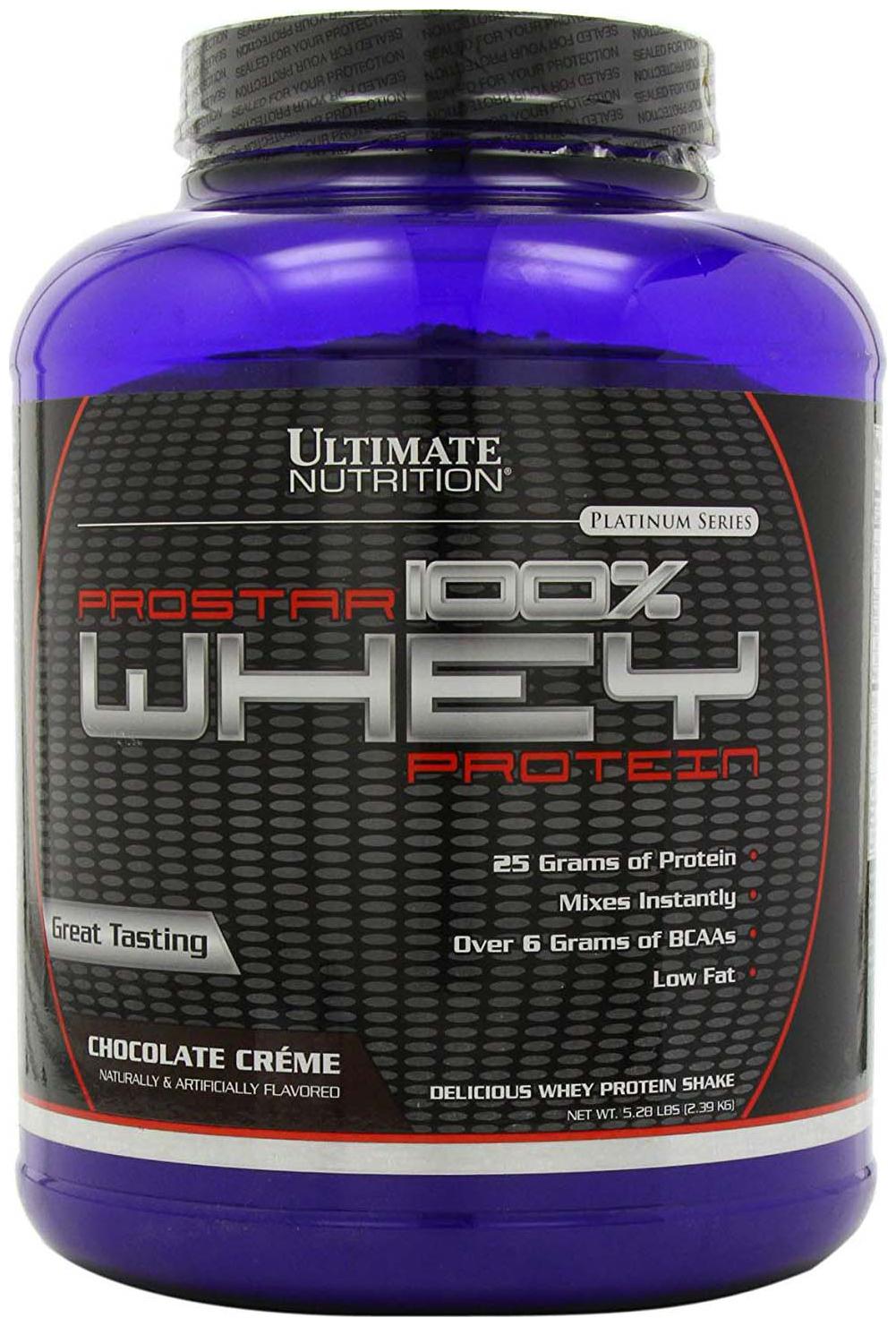 

Ultimate Nutrition Prostar 100 Whey Protein 2 39 kg (5 28 lb) Chocolate Creme