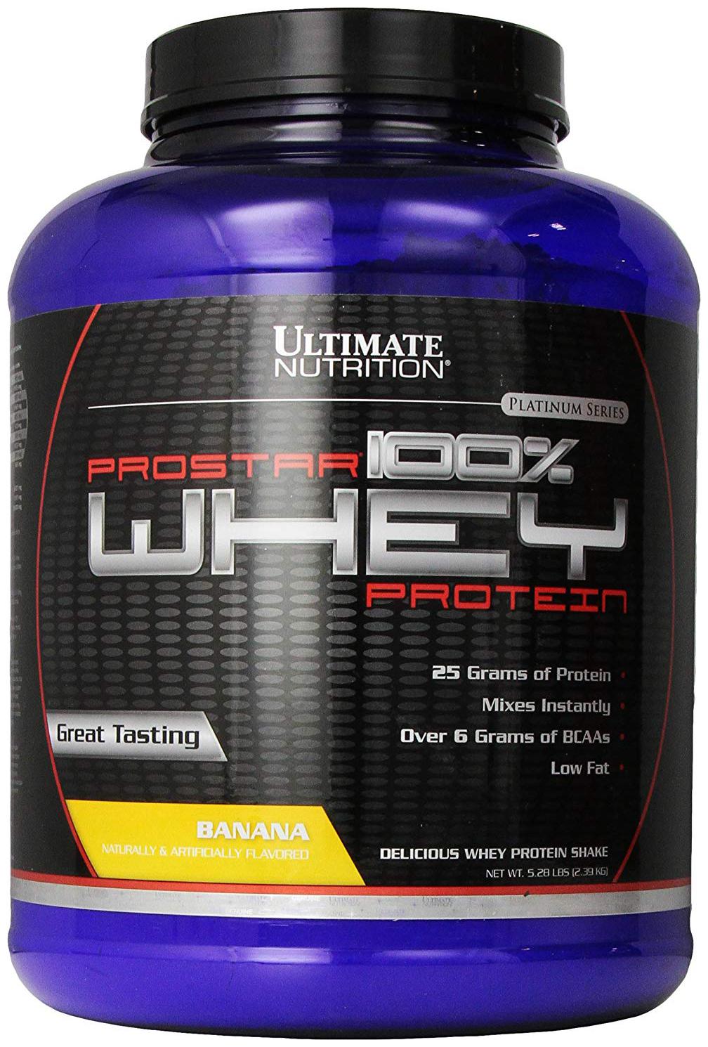 

Ultimate Nutrition Prostar 100 Whey Protein 2 39 kg (5 28 lb) Banana