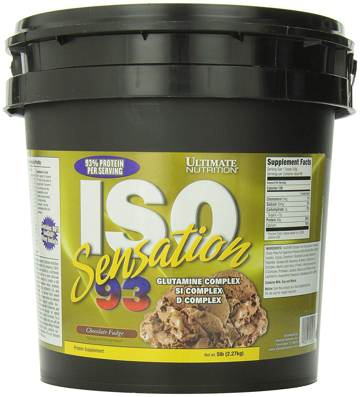 

Ultimate Nutrition ISO Sensation 93 2 27 kg (5 lb) Chocolate Fudge