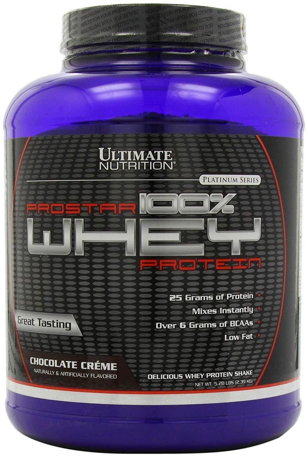 

Ultimate Nutrition Prostar 100 Whey Protein 2 39 kg (5 28 lb) Chocolate Creme