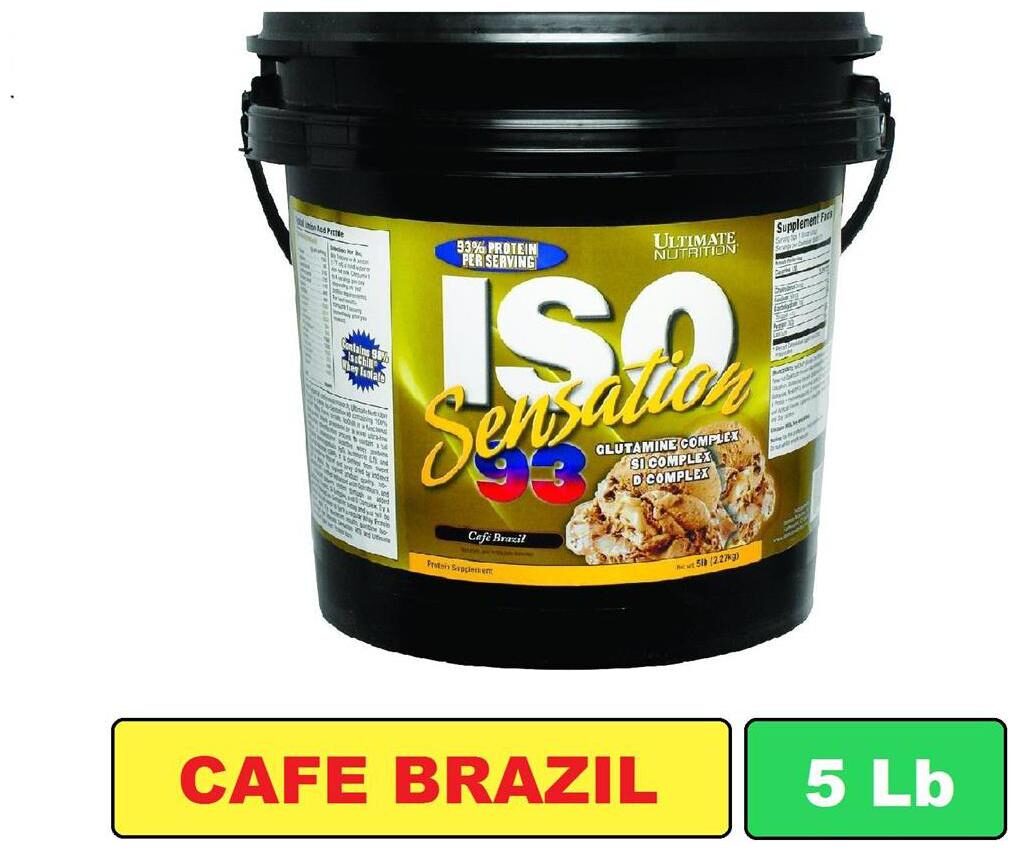 

Ultimate Nutrition ISO Sensation 93 2 27 kg (5 lb) Cafe Brazil