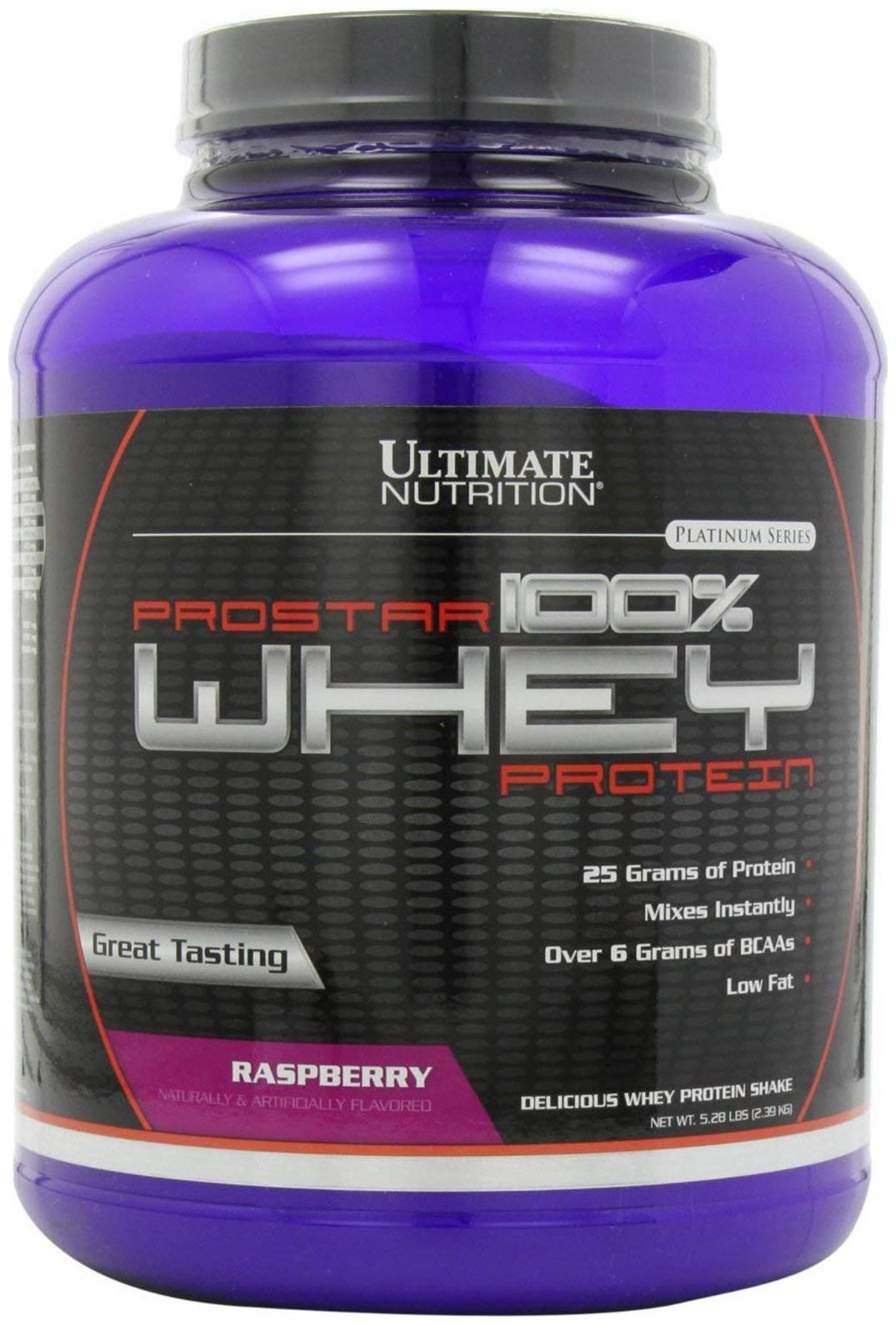 

Ultimate Nutrition Prostar 100 Whey Protein 2 39 kg (5 28 lb) Raspberry