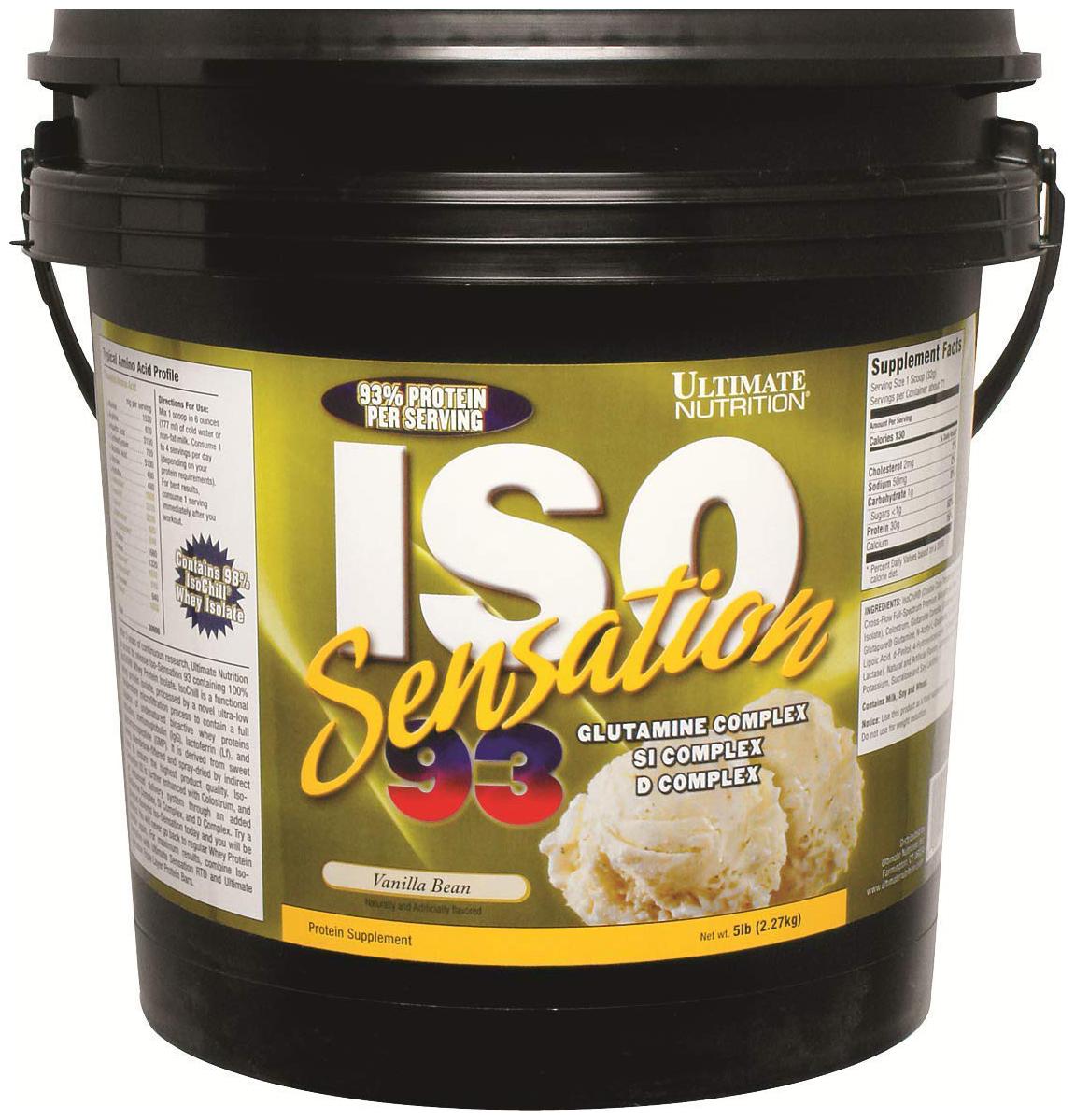 

Ultimate Nutrition ISO Sensation 93 2 27 kg (5 lb) Vanilla Bean
