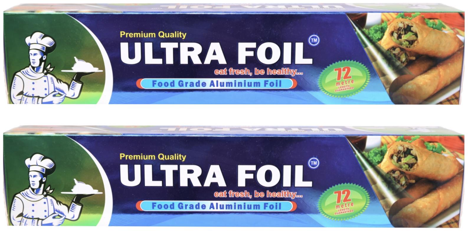 

ULTRA FOIL 72 Metre Aluminium Foil (Pack of 2)