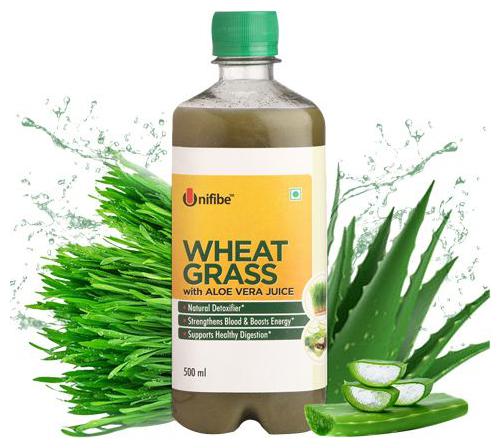 

Unifibe Juice - Wheatgrass With Aloevera 500 ml