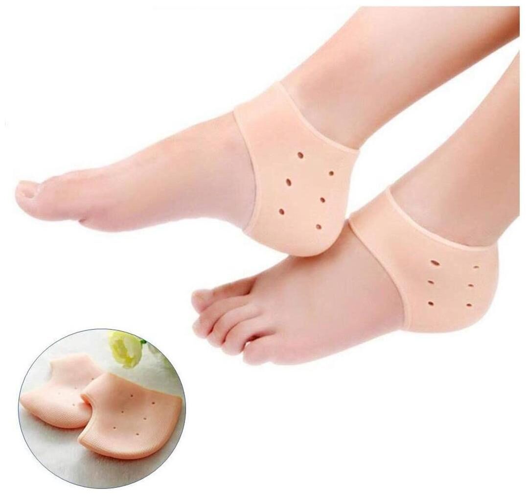 

Unisex Silicone Heel Crack Sets Soft Heel Protective Sleeve Anti-Dry Sock