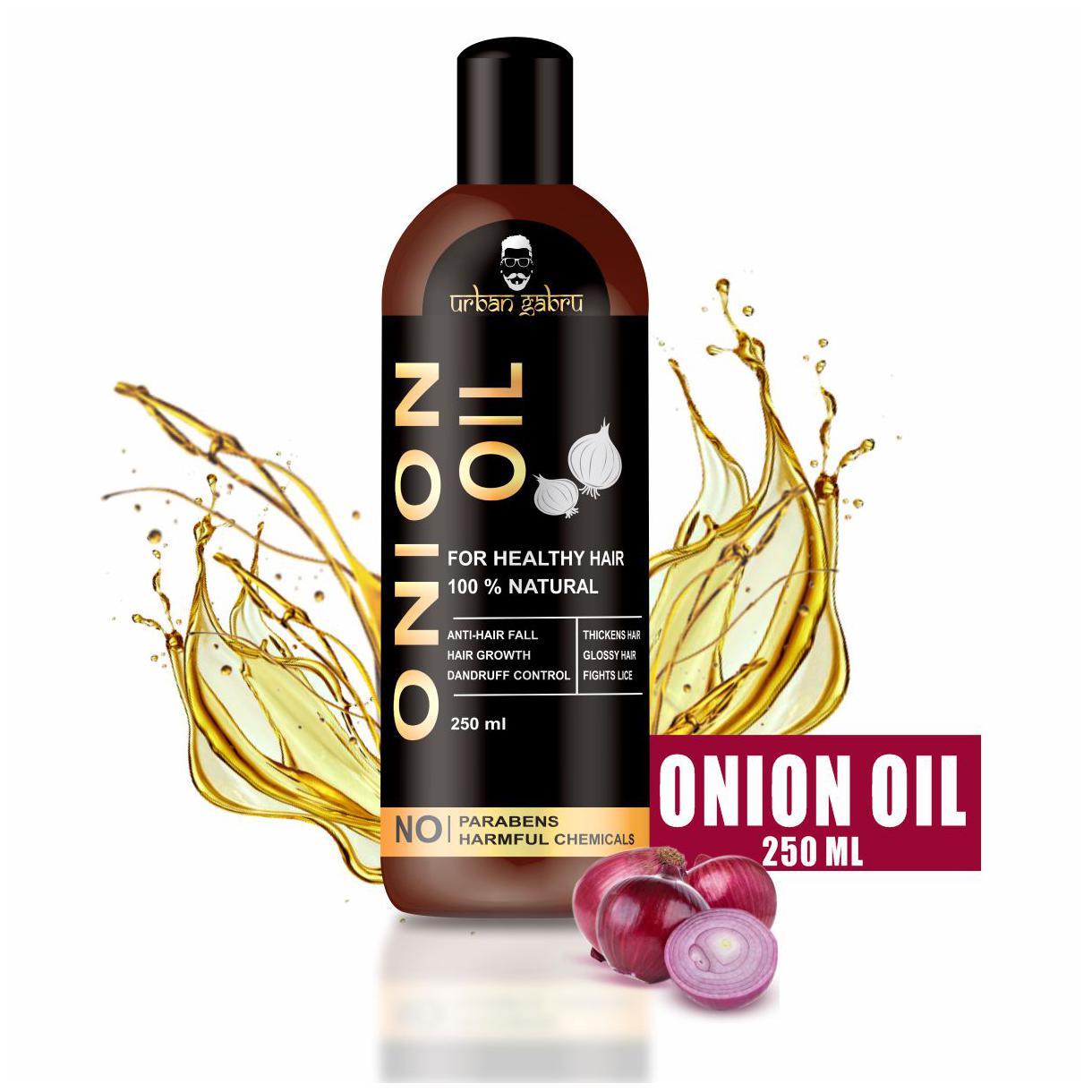 

UrbanGabru Onion Oil For Hair Growth And Skin Care 250 ml (Pack Of 1)