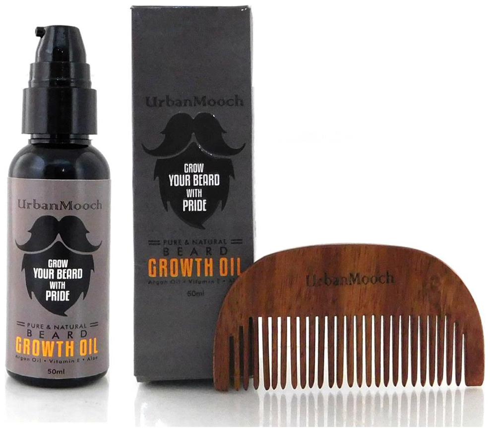 

UrbanMooch Beard Growth Oil Shisham Comb 50 ml