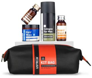Buy Ustraa Kit With Free Trave Bag Beard Oil 4 X 4 35 Ml Beard