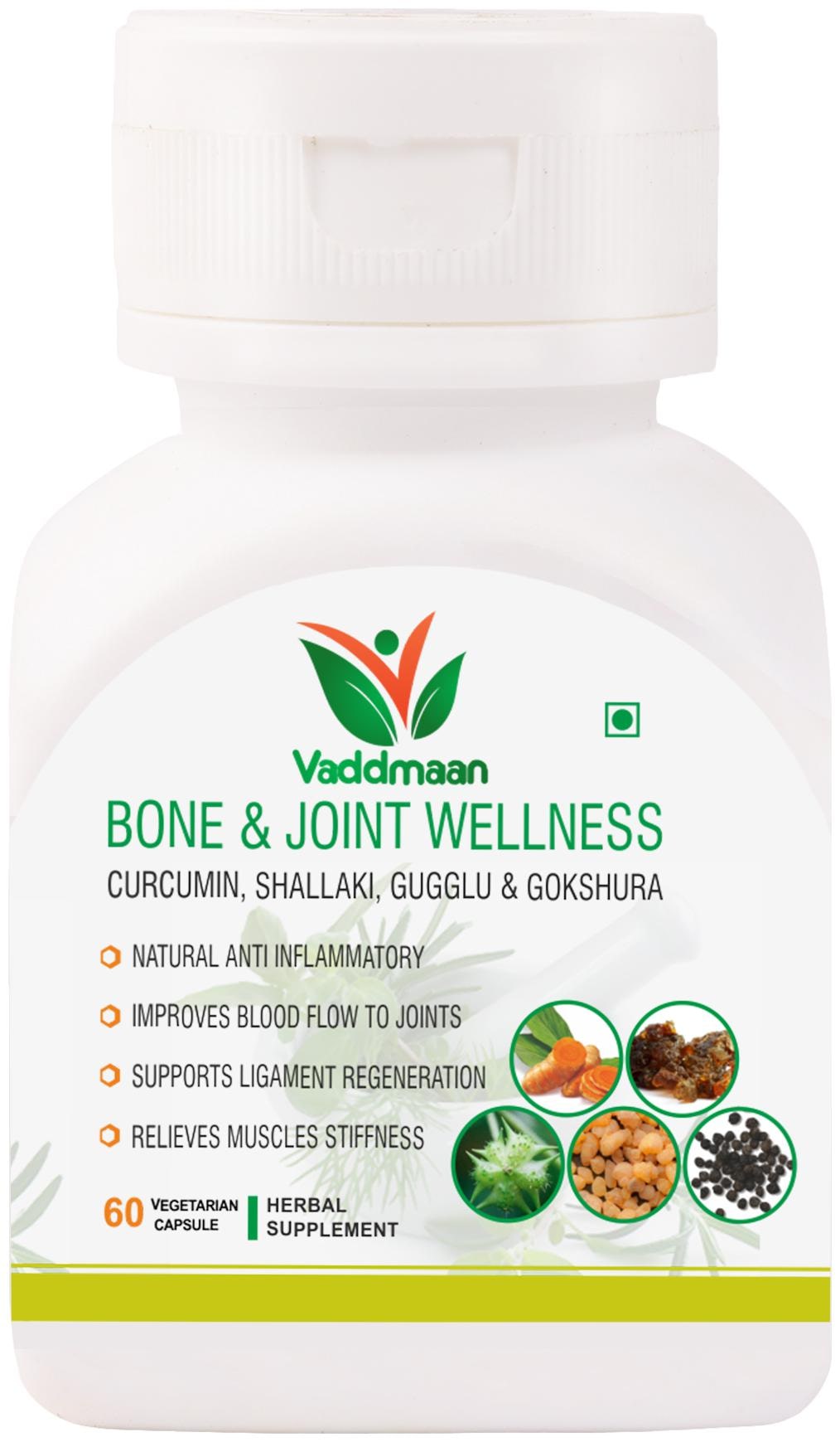 

Vaddmaan Bone Joint Wellness for Bone Joints Muscle Repair 60 Capsules