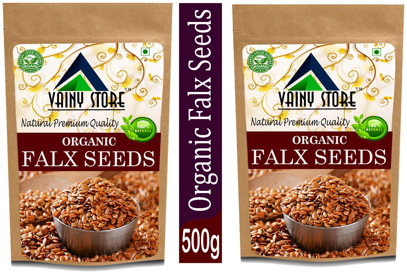 

Vainy Store Premium Quality Organic Flax Seeds Raw Superfood for Weight Loss OMEGA 250g (Pack Of 2)