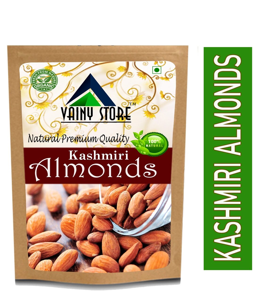 

Vainy store Premium Kashmiri Almonds (500 g)