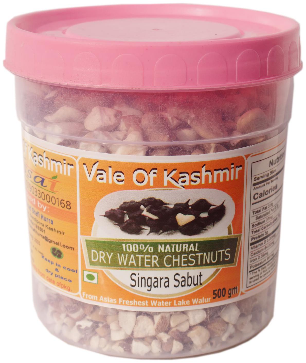 

Vale Of Kashmir Kashmiri Water Chest Nuts Dry 500 g