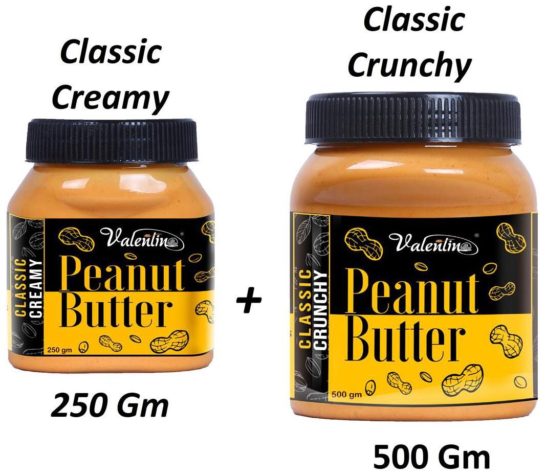 

Valentino Classic Creamy 250g Classic Crunchy 500g