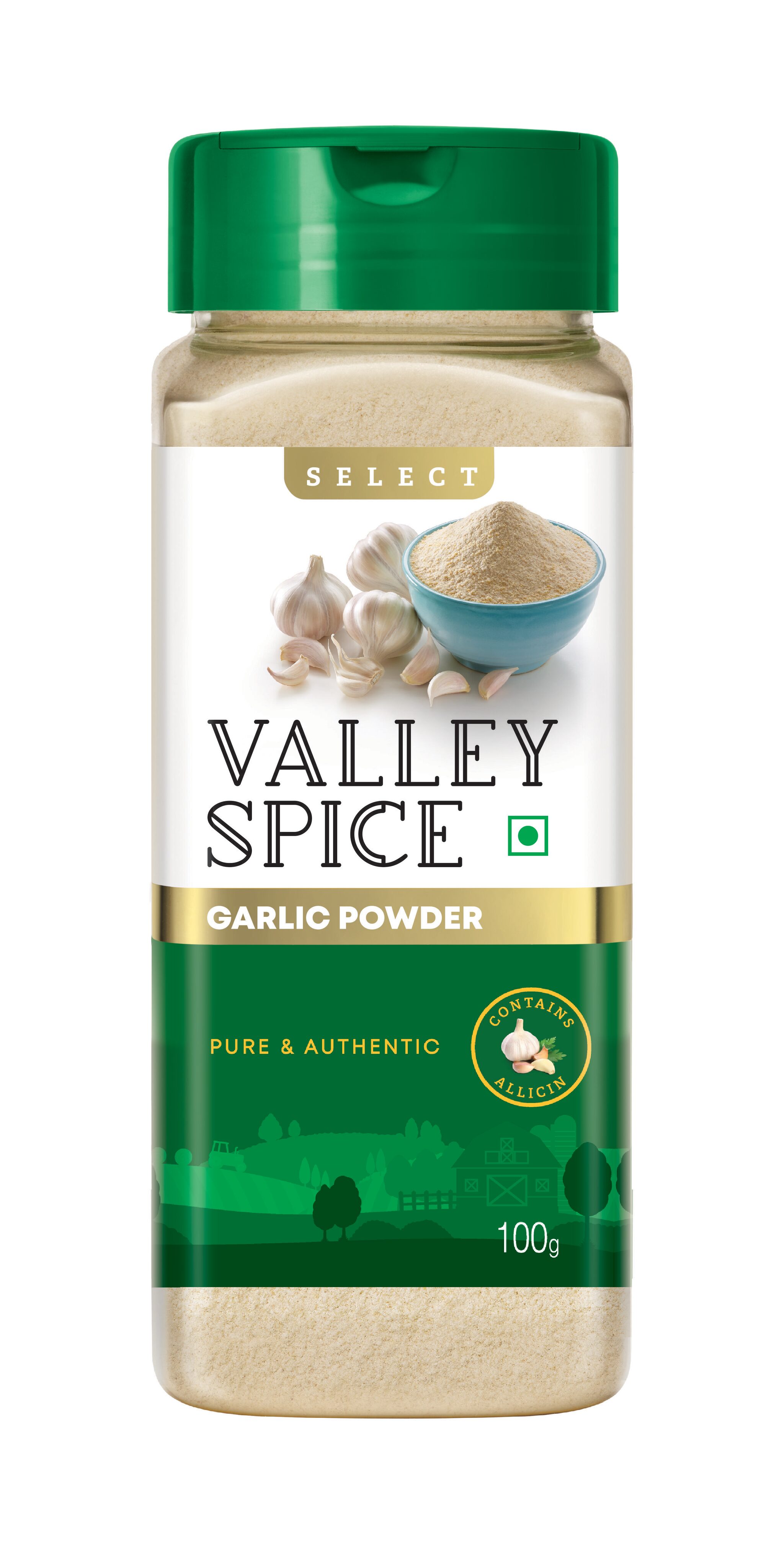 

Valley Spice Garlic Powder -100g (Pack of 3)