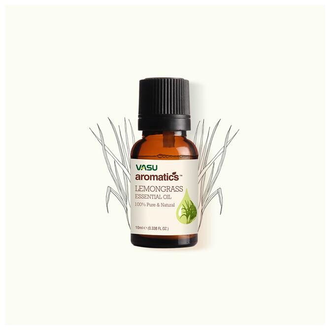 

Vasu Aromatics Lemongrass Essential Oil 10 ml Pack of 1