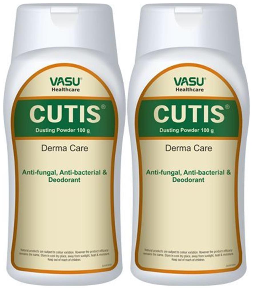 

Vasu Healthcare Cutis Dusting Powder 100g (Pack of 2)