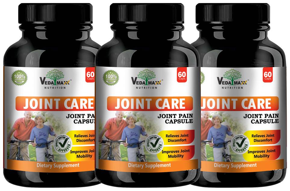 

VEDA MAXX Joint Care 60-Capsules Supplement for Relieves Joint Discomfort Improve Joint Mobility 100 Natural Safe Vegetarian Tablet (Pack of 03)