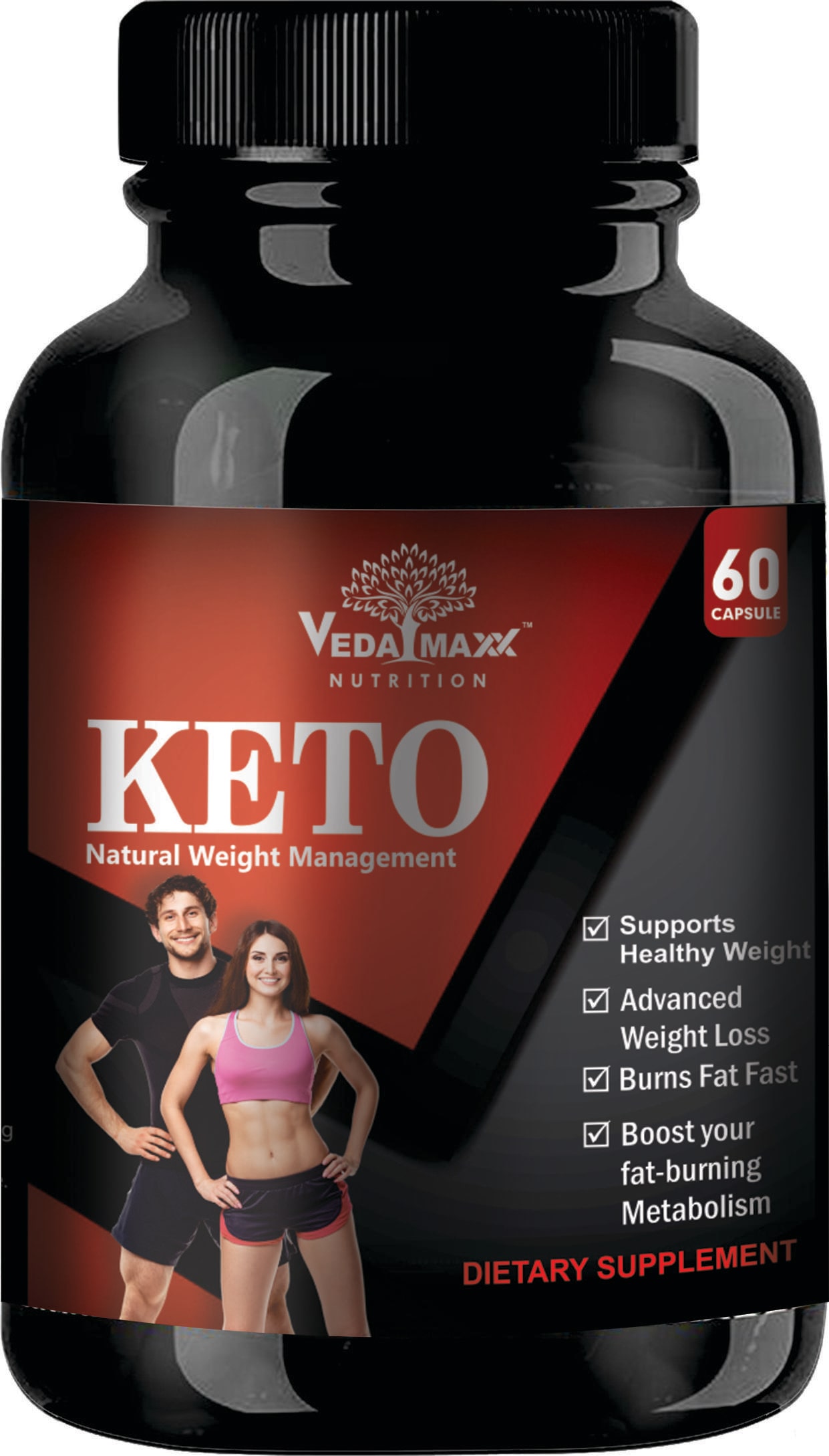 

VEDA MAXX keto Capsules for weight loss Fat burning with Green Tea Green Coffee Garcinia Guggul Extract Pack of 1 800mg