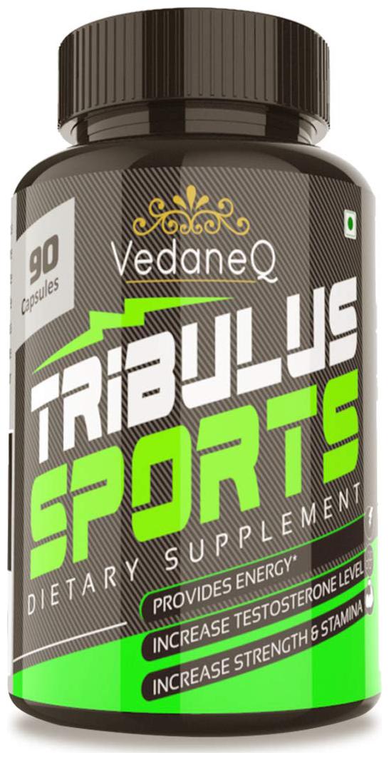 

VedaneQ Tribulus Terrestris Natural Testosterone Booster Supplement 90 Capsules