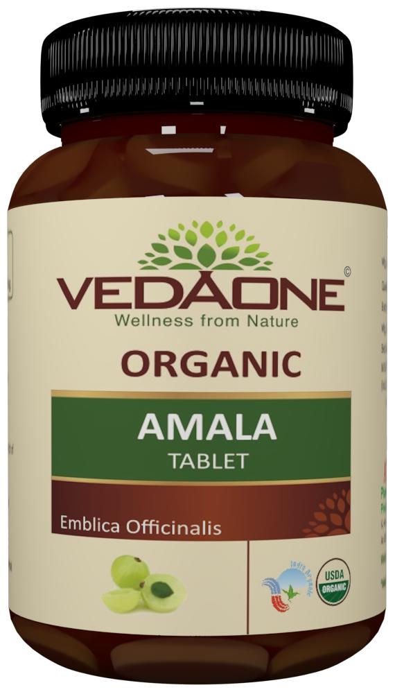 

Vedaone Organic Amala 750mg - 60 Tablets Helps For Hair Growth and Overall Wellness