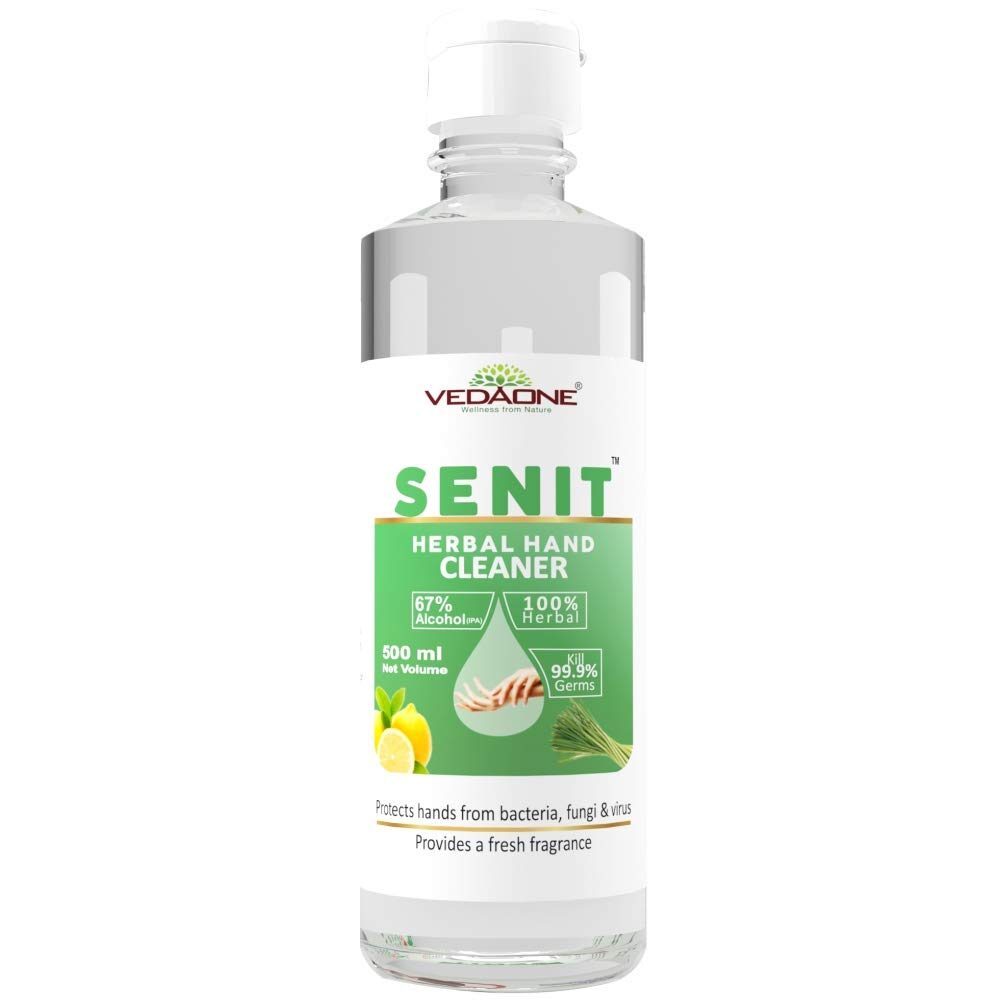 

Vedaone Senit Herbal Hand Sanitizer 67 Alcohol 500 ml ( Pack of 1 )
