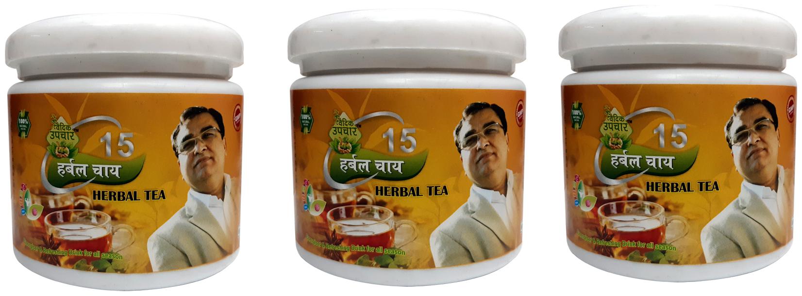 

Vedic Upchar Stress Relief Unique Experience Herbal Tea 105 g (Pack Of Three(