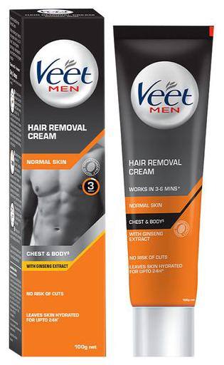 Buy Veet Hair Removal Cream For Men Normal Skin 100 G Online At