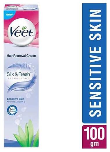 

Veet Hair Removal Cream - Silk Fresh Sensitive Skin 100 g