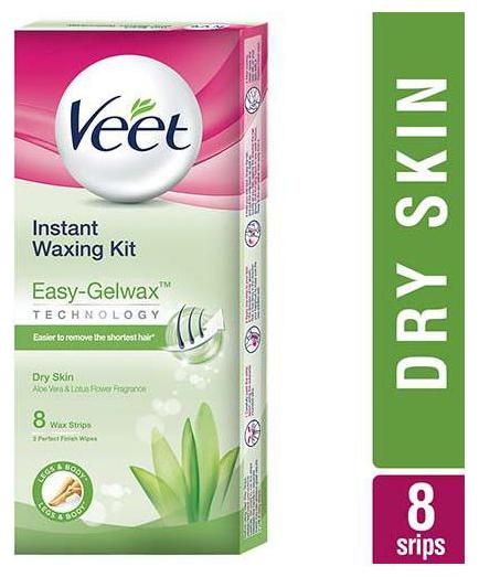 

Veet Hair Removal Waxing Kit - Dry Skin 8Pcs