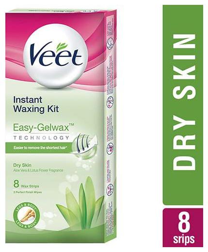 

Veet Hair Removal Waxing Kit - Dry Skin 8Pcs