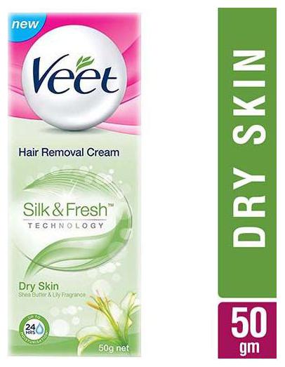 

Veet Hair Removal Cream Silk Fresh Dry Skin 50 g