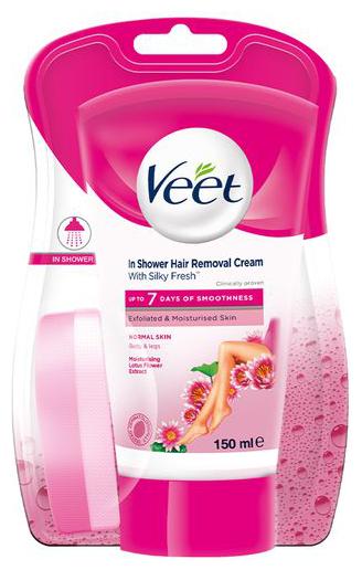 

Veet In-Shower Hair Removal Cream For Men Women - Normal Skin 150 ml