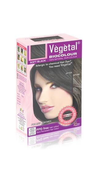 Vegetal Bio Colour Soft Black 25 Gm Online At Low Prices In Vegetal Bio Colour Soft Black 25 Gm