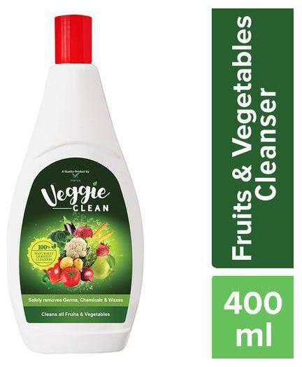 

Veggie Clean Fruits Vegetables Washing Liquid - Removes Germs Chemicals Waxes 400 ml