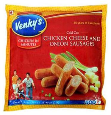 

Venkys Chicken - Cheese And Onion Sausages 500 g