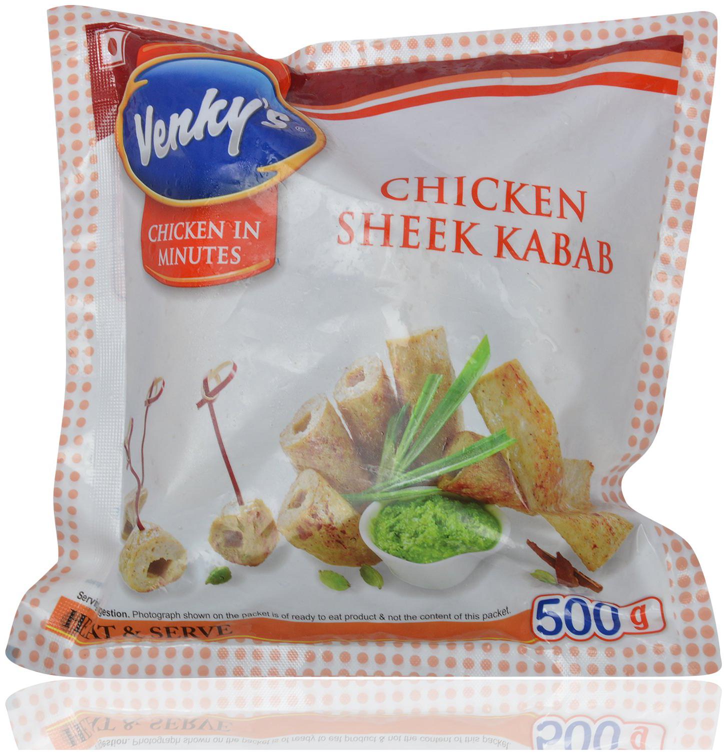 

Venkys Chicken - Sheek Kabab 500 g