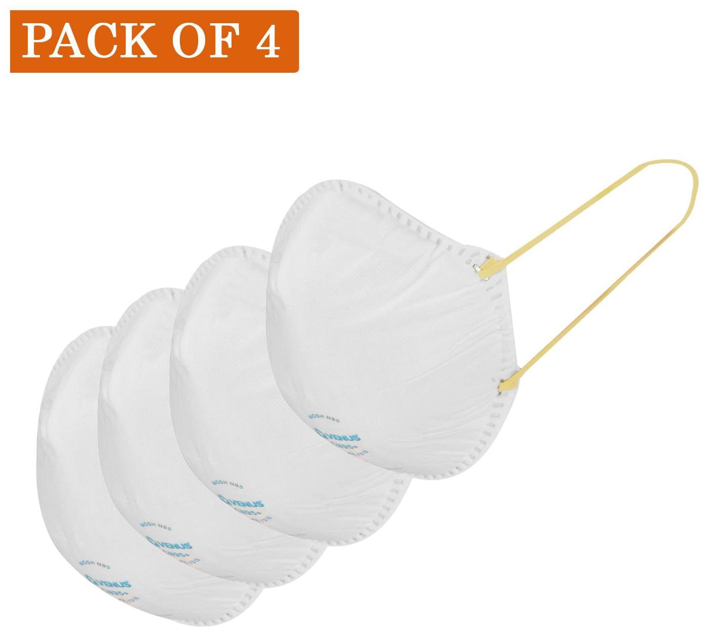 

VENUS Anti Pollution Activate CN95 Mask Respirator- NIOSH Approved (Pack of 4)