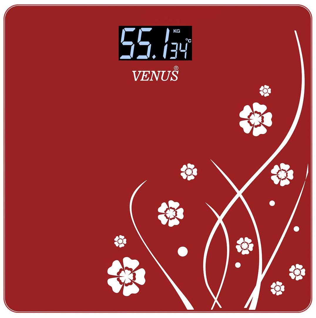 

Venus EPS-2001 Electronic Digital LCD Body Fitness Weighing Machine (Red)